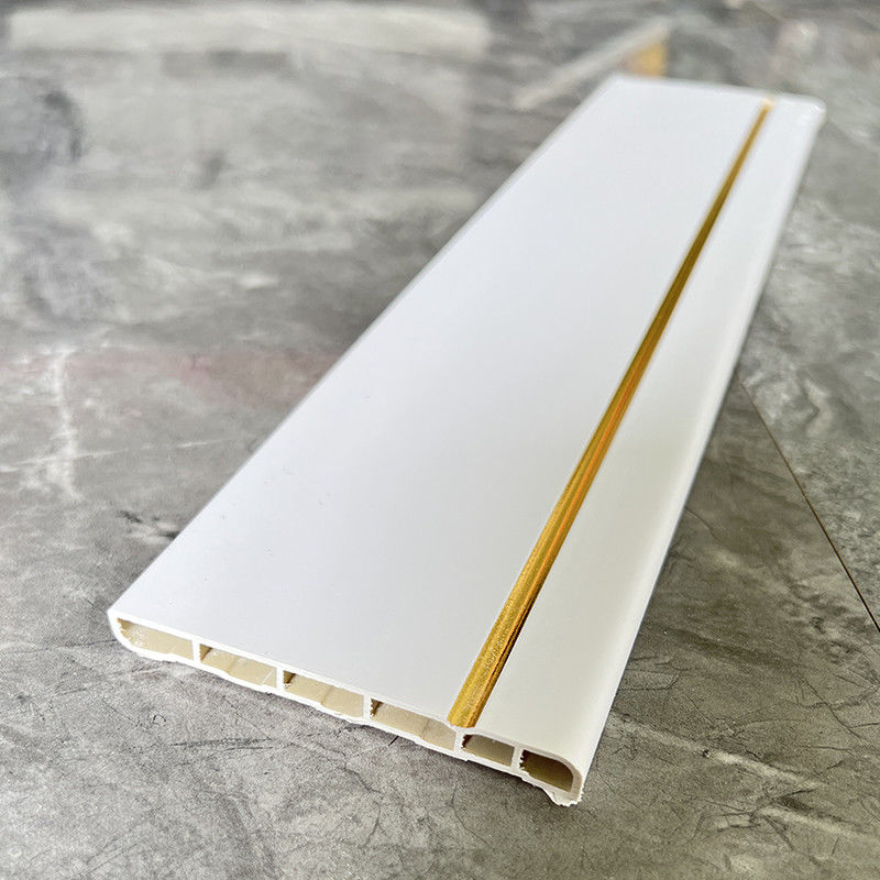 Waterdicht 150 mm PVC-slipbord Decoratief voor verfijnde interieurs